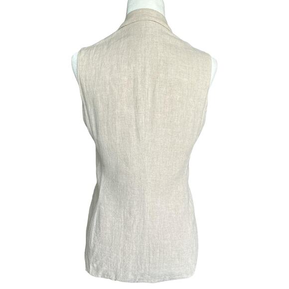VTG 90S EXPRESS LINEN VEST TOP - Picture 3 of 8